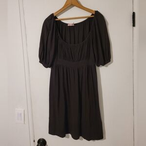 Juicy Couture Y2K 2000s Brown Cotton Midi Dress Women's Small
